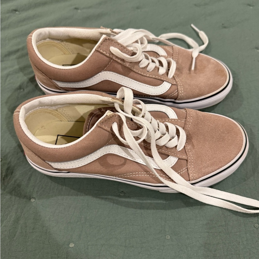 Size 7.5 Vans - Tan/Suede